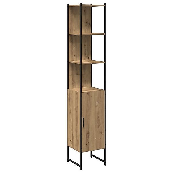 vidaXL Badezimmerspiegelschrank Badschrank Artisan Eiche 33x33x185,5 cm Hol günstig online kaufen