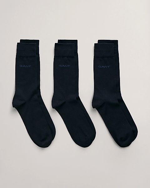 Gant Basicsocken "MERCERIZED COTTON SOCKS 3-PACK", (3 Paar) günstig online kaufen