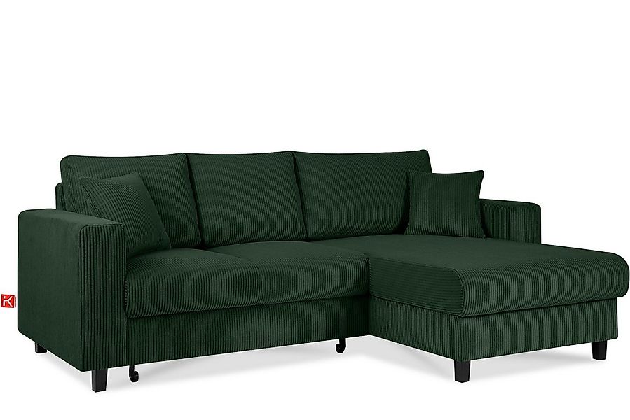 KONSIMO® Ecksofa Rechts Ecksofa EGRET, mit Schlaffunktion / Bettfunktion un günstig online kaufen