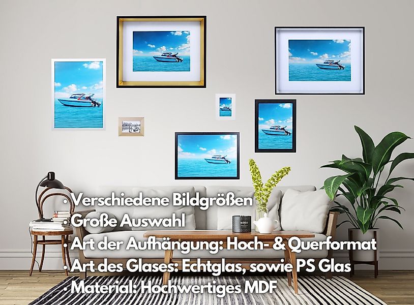 ecosa Bilderrahmen EO-8110, Echtglas,Hoch- & Querformat,Aufsteller,Echtholz günstig online kaufen