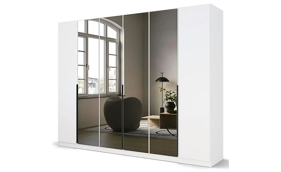 Drehtürenschrank  Skyla ¦ weiß ¦ Maße (cm): B: 271 H: 210 Schränke > Kleide günstig online kaufen