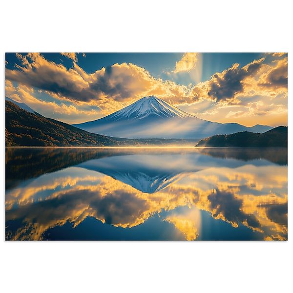 MuchoWow Poster Berg - Fluss - günstig online kaufen
