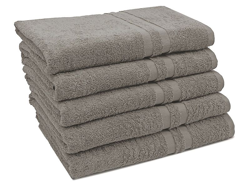 ZOLLNER Duschtücher, Walkfrottier (5-St), 70 x günstig online kaufen