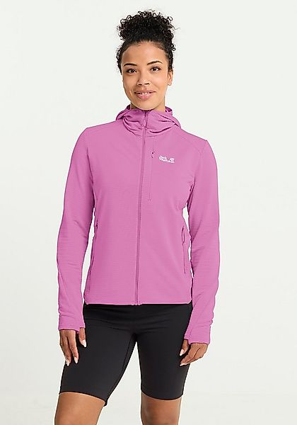 Jack Wolfskin Fleecejacke LITESTRIDE HOODED FZ W atmungsaktiv, leicht, Über günstig online kaufen