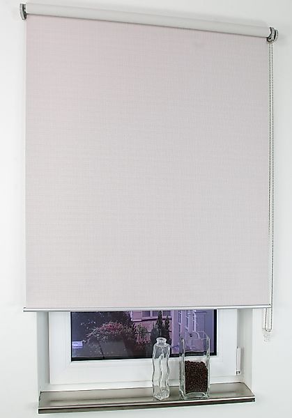 Seitenzugrollo Struktur, Liedeco, verdunkelnd, mit Bohren, günstig online kaufen