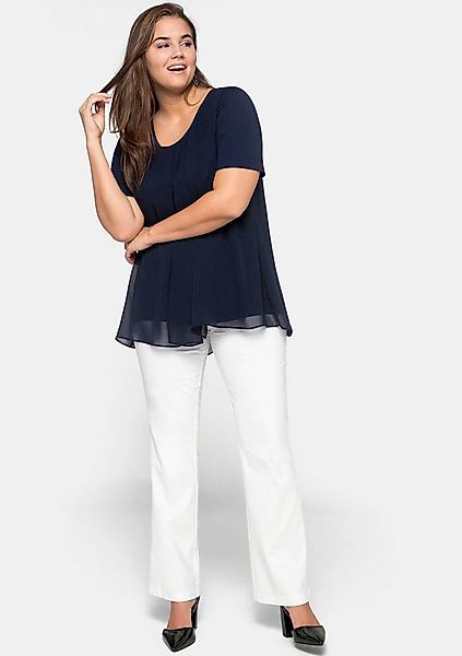 Sheego T-Shirt Blusenshirt . im Lagenlook günstig online kaufen