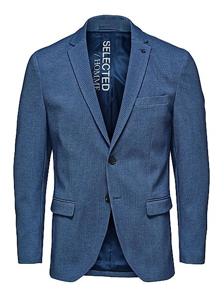 SELECTED Slim Fit Blazer Herren Blau günstig online kaufen