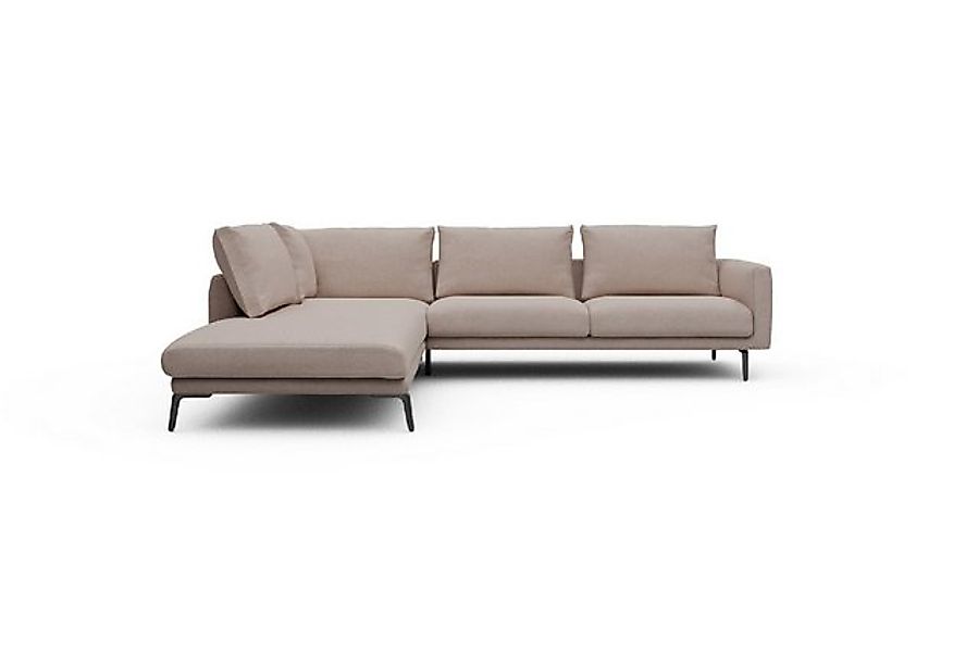 moebelfaktor Ecksofa Karl Relax-Ecke links mit 2,5-Sitzer, Schlanker Rahmen günstig online kaufen