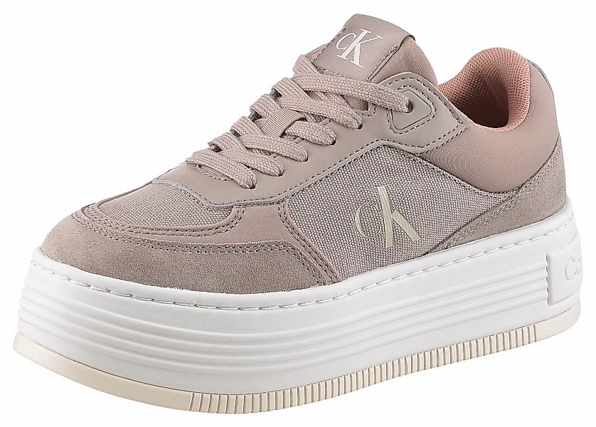 Calvin Klein Jeans Plateausneaker "BOLD FLATF LOW MIX MG MEDIA", Schnürschu günstig online kaufen