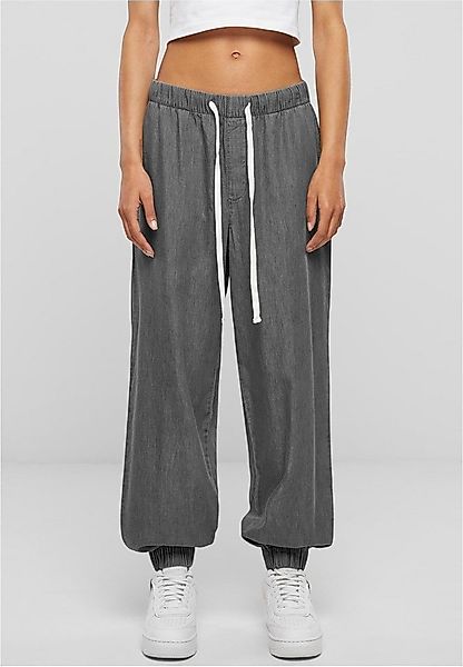 URBAN CLASSICS Trainingshose Ladies Light Denim Jogpants günstig online kaufen