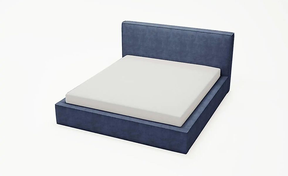 Polsterbett mit Stauraum Malton ¦ blau ¦ Maße (cm): B: 175 H: 100 Betten > günstig online kaufen