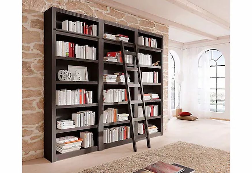 Home affaire Bücherwand »Bergen«, aus schönem massivem Kiefernholz, 3 tlg. günstig online kaufen