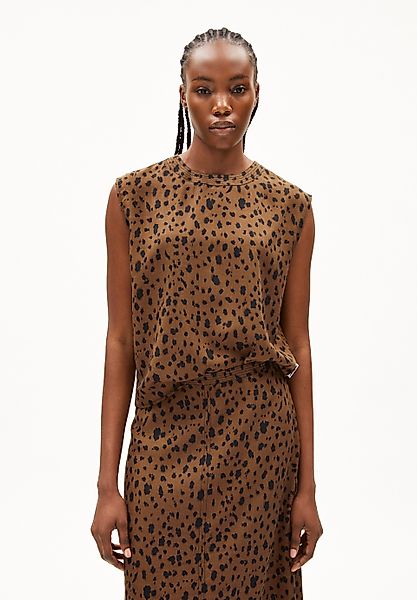 Armedangels Kurzarmbluse NERAALI LEOPAA Bluse aus günstig online kaufen