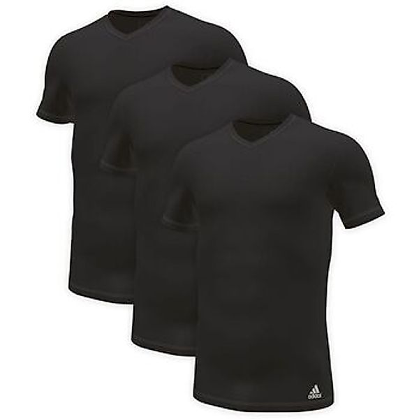 adidas  T-Shirt T-Shirt Kurzarmshirt mit V-Ausschnitt 3er Pack günstig online kaufen
