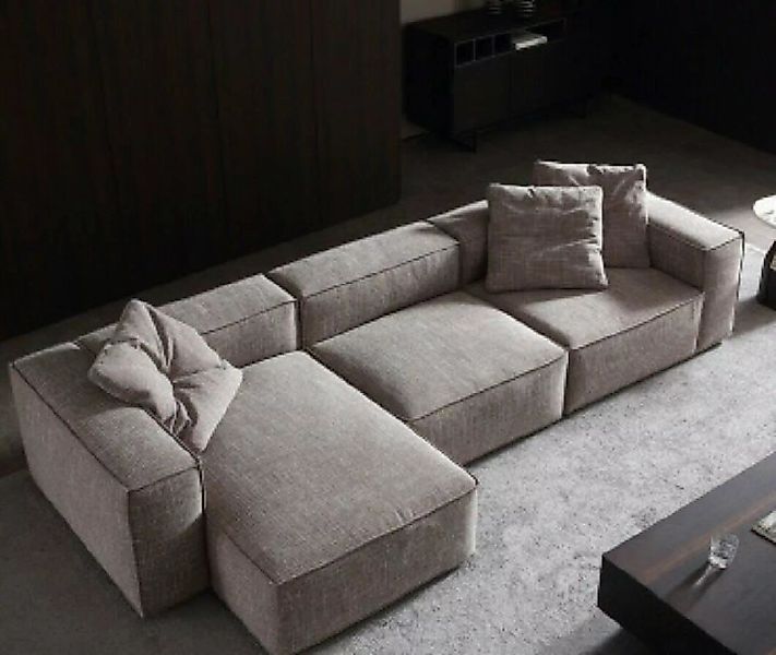 JVmoebel Ecksofa Designer L-Form Taupes Ecksofa Moderne Couch Eleganes Sofa günstig online kaufen