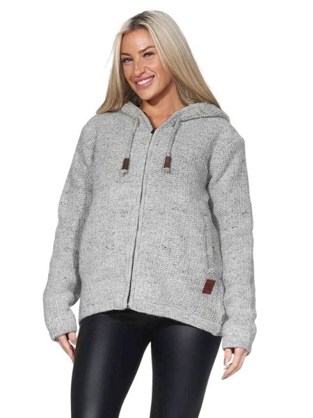 KUNST UND MAGIE Kapuzenstrickjacke Klassische Damen günstig online kaufen