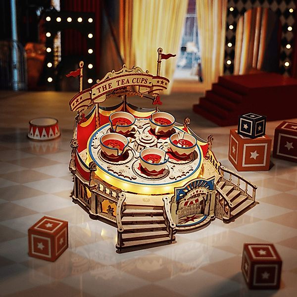 Robotime Puzzle Robotime Tassenkarussell Jahrmarkt Rokr günstig online kaufen