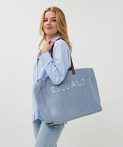 Esqualo Umhängetasche Esqualo Tasche Embroidery Blau günstig online kaufen