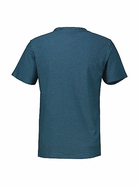 LERROS Henleyshirt "LERROS Herren Serafino-Shirt, gestreift" günstig online kaufen