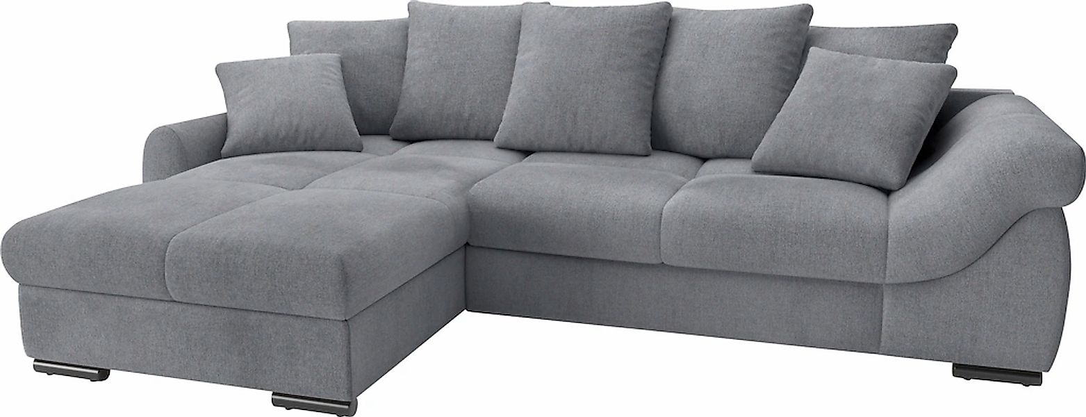 Mr. Couch Ecksofa "Livorno DuraFlex L-Form", inkl. Hochschläfer-Bettauszug, günstig online kaufen