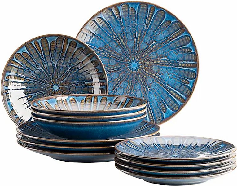 MÄSER Tafelservice »AQUAMARINE, Geschirr-Set, Steinzeug« günstig online kaufen