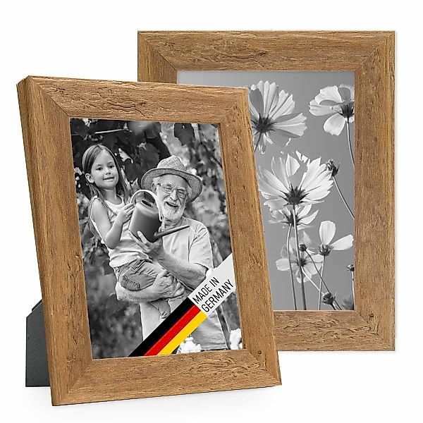PHOTOLINI Bilderrahmen 2er Set Strandhaus Rustikal günstig online kaufen