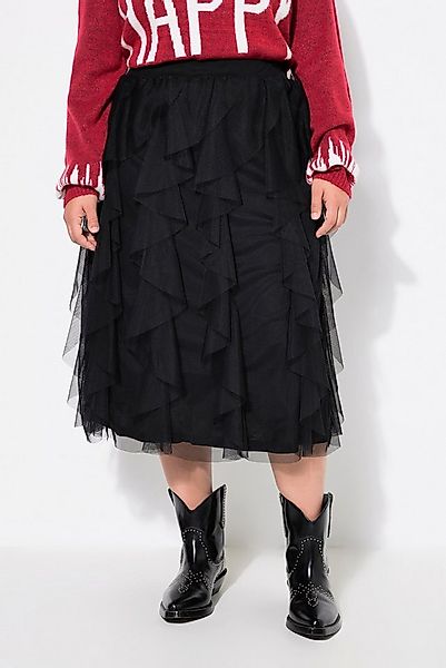 Angel of Style Jerseyrock Meshrock A-Line 3D-Rüschen blickdichtes Futter günstig online kaufen