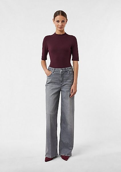 comma Weite Jeans Jeans-Hose High-Rise-Denim mit Wide Leg günstig online kaufen