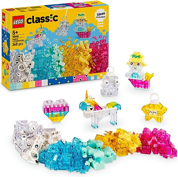 LEGO® Zauberbox mit durchsichtigen Steinen (11040), LEGO® Classic Konstrukt günstig online kaufen