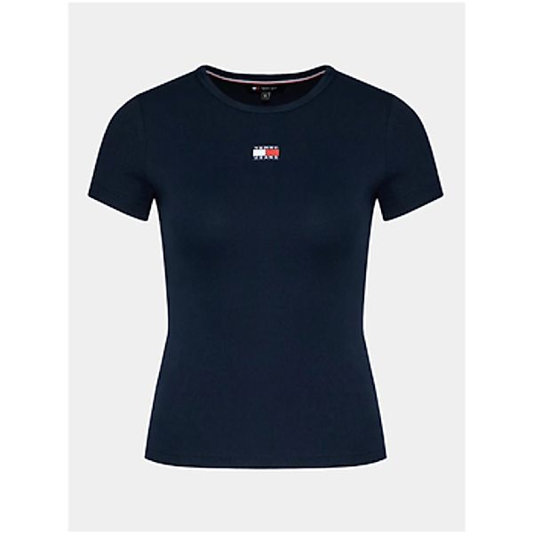 Tommy Jeans Kurzarmshirt TJW SLIM BADGE RIB TEE mit gerippter Struktur günstig online kaufen