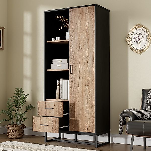 Flieks Highboard mit Tür, 2 Schubladen günstig online kaufen