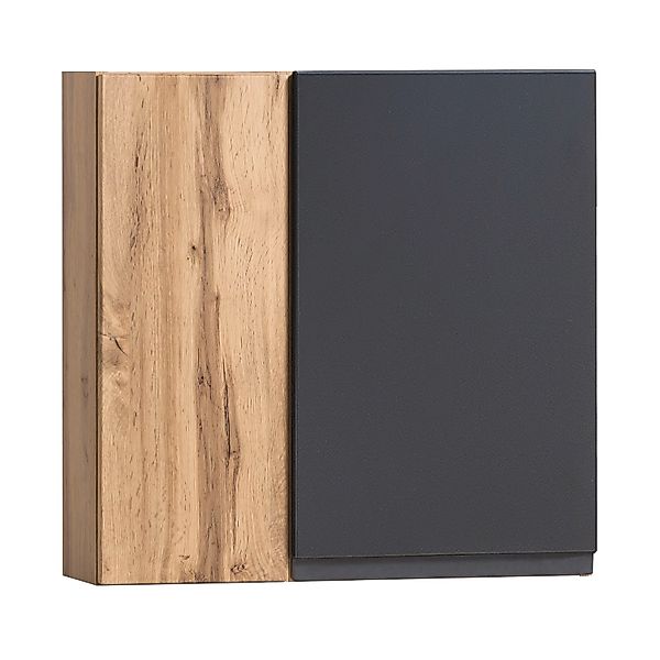 Held Möbel Hängeschrank Ancona 65 cm matt Grau-Wotaneiche günstig online kaufen