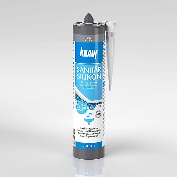 KNAUF Silikon Knauf Sanitär Silikon grau 300 ml günstig online kaufen