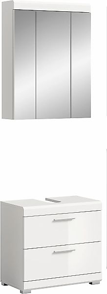 welltime Badmöbel-Set "Siena, 2 tlg., bestehend aus: Waschbeckenunterschran günstig online kaufen