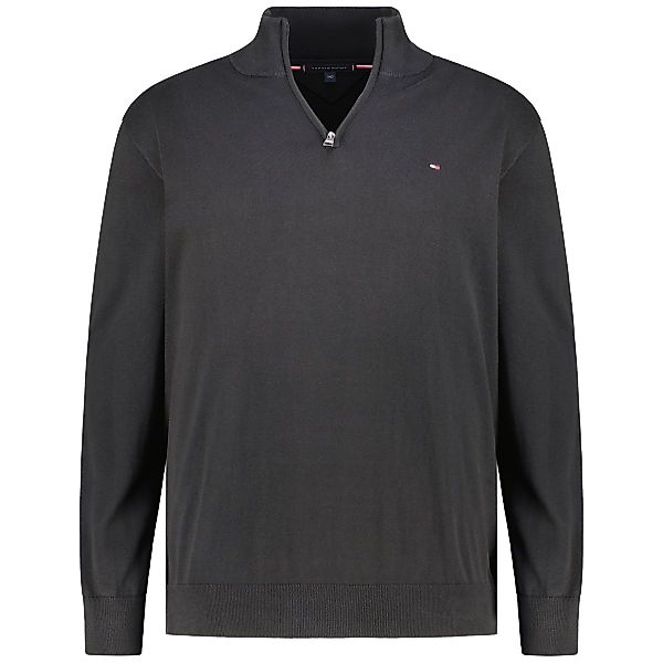 Tommy Hilfiger Feinstrickpullover aus Baumwolle Farbe schwarz Größe: 4XL günstig online kaufen