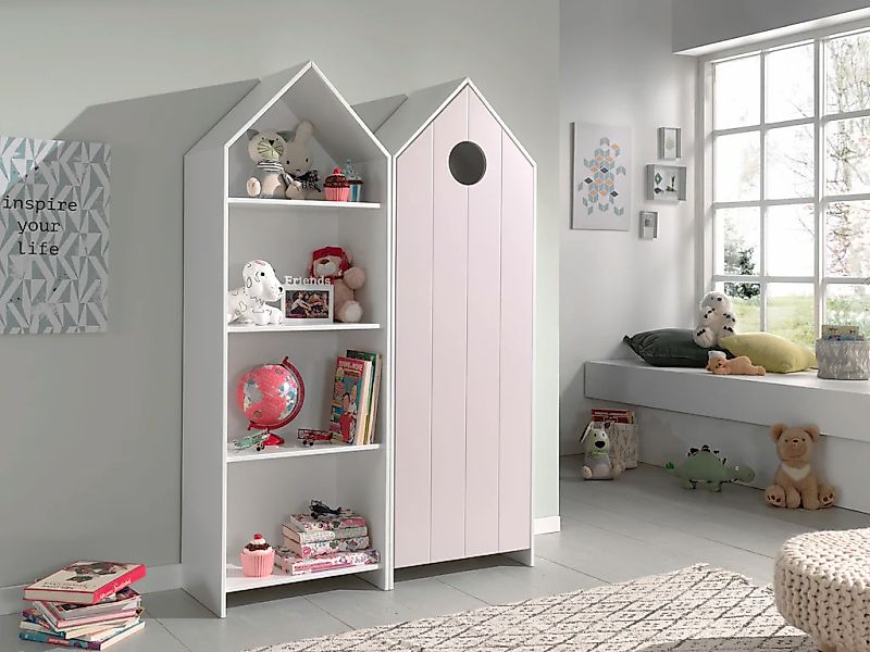 Vipack Jugendzimmer-Set "Casami, best. aus 1 Schrank mit Drehtür, 1 Regalsc günstig online kaufen