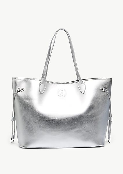 Comma Tragetasche Shopper aus Rindsleder mit günstig online kaufen