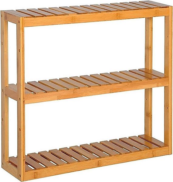 Woltu Standregal, 1-tlg., aus Bambus Badregal Kücheregal günstig online kaufen