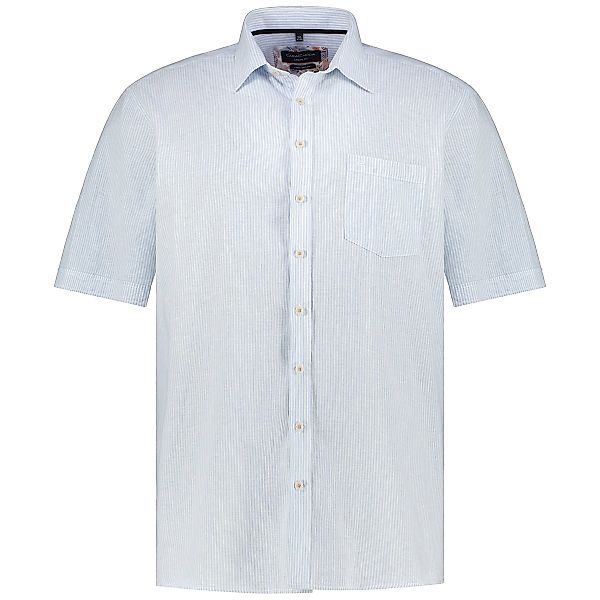 CASA MODA Freizeithemd mit Leinen, Short Style Farbe blau Größe: 6XL günstig online kaufen
