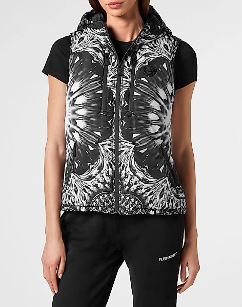 PLEIN SPORT Kurzweste "Optical Flower" günstig online kaufen