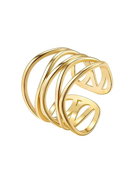 Hey Happiness Fingerring Spirale, Verstellbarer Ring, günstig online kaufen