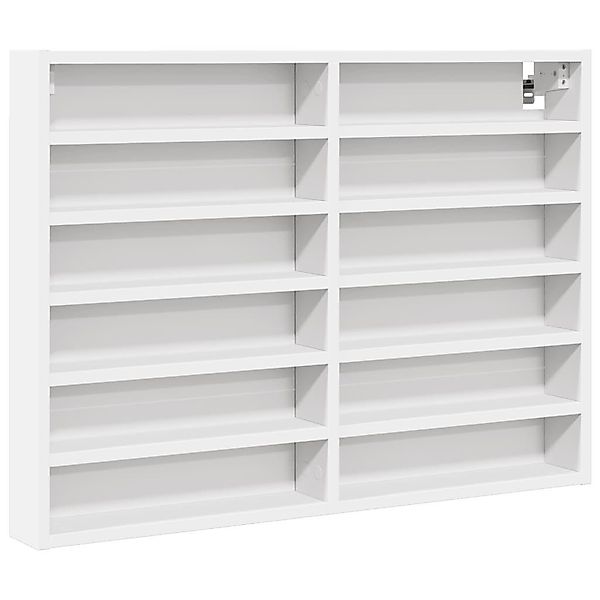 vidaXL Regal Vitrinenschrank Weiß 80x8,5x58 cm günstig online kaufen