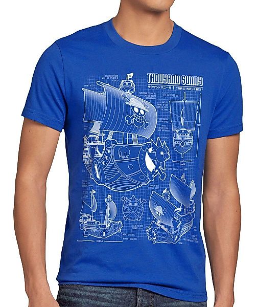 style3 T-Shirt Thousand Sunny piece one günstig online kaufen