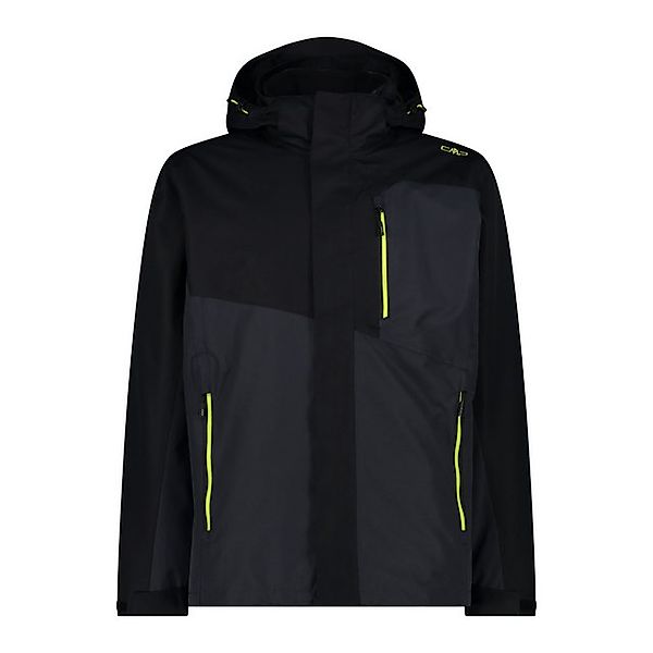CMP Anorak MAN JACKET ZIP HOOD DETACHABLE INN.JACKET NERO-ANTRACITE günstig online kaufen