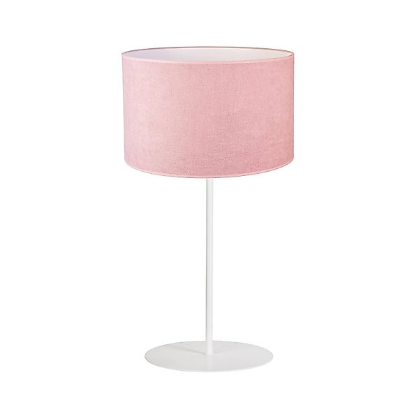 Tischlampe Pastell Roller Höhe 50cm rosa günstig online kaufen