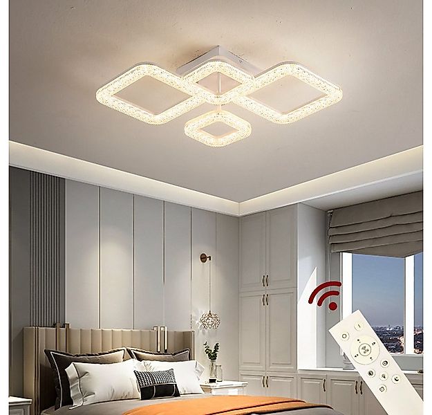 Euroton LED Deckenleuchte LED Deckenlampe Lampe Fernbedienung Lichtfarbe/He günstig online kaufen