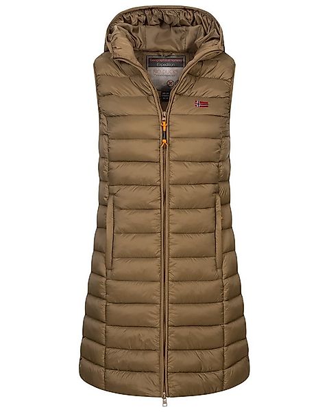 Geographical Norway Steppweste Damen Steppweste Kapuze Übergangs Frühlings günstig online kaufen