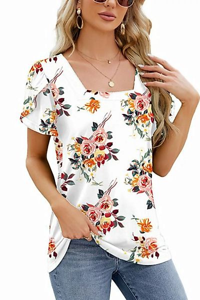 JDMGZSR T-Shirt Damen bedrucktes HemdBequemes atmungsaktivesShirt lockeres günstig online kaufen