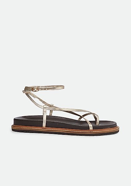 Comma Riemchen-Sandalen aus Glattleder Sandale günstig online kaufen