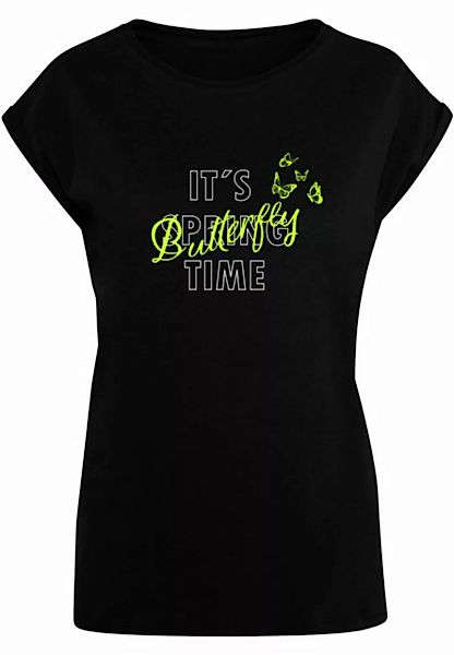 Merchcode T-Shirt Merchcode Damen Ladies It´s Spring Time Extended Shoulder günstig online kaufen